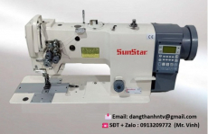 Máy may 2 kim cào bơi ổ lớn Sunstar KM-5720BL