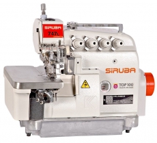 Máy vắt sổ 2 kim 4 chỉ liền trục bán khô